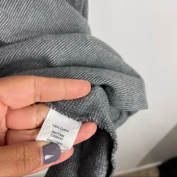 Madewell Heather Grey Sleeveless Sheath Dress Pockets Women's Size Medium - Picture 6 of 9